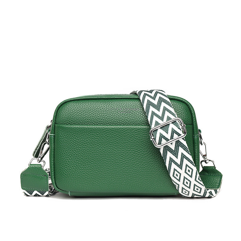 Fashion Shoulder Crossbody Bags with Rhombus Embroidered Wide Shoulder Strap Cute Small Square Bag Women