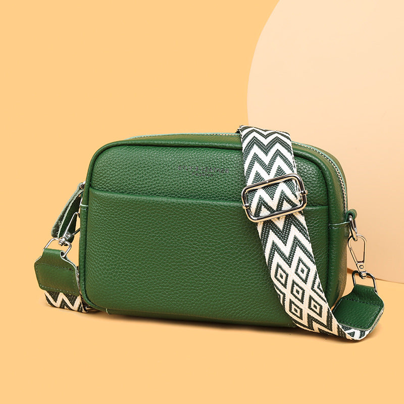 Fashion Shoulder Crossbody Bags with Rhombus Embroidered Wide Shoulder Strap Cute Small Square Bag Women