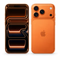 Cosmic Orange | Apple_iPhone-17-Pro-eSIM-Only_Cosmic-Orange_Front-and-Back-View.webp