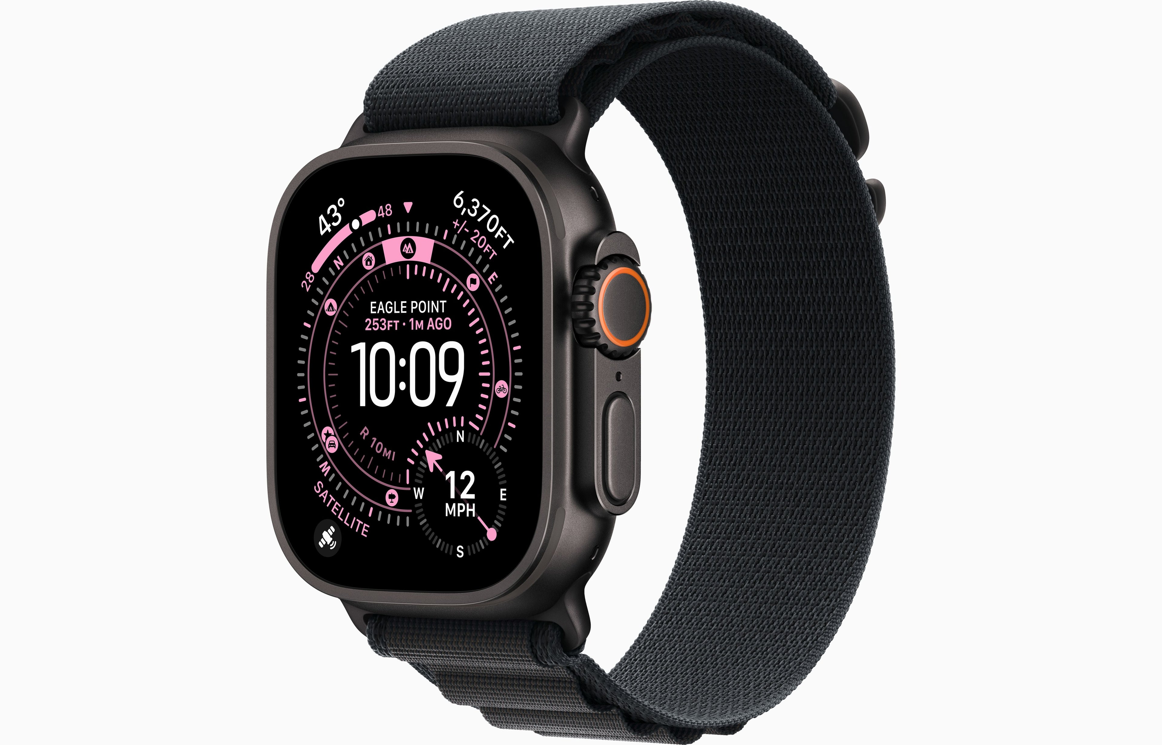 Watch Ultra 3 GPS. Cellular, S10 Chip dual core, 64GB, Black Titanium Case, Middle East Version