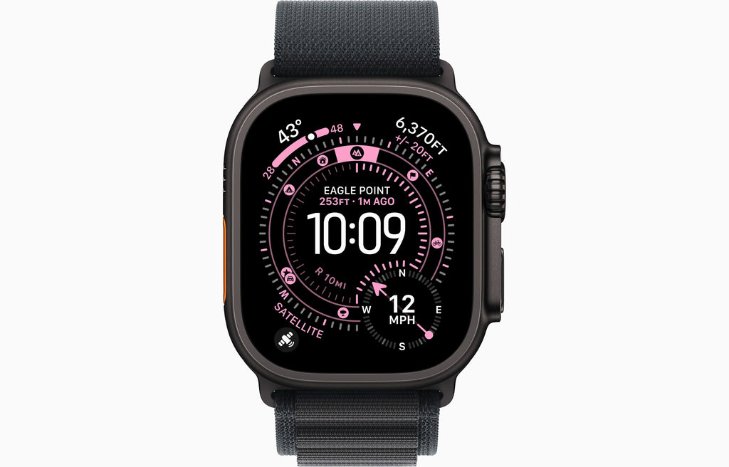 Watch Ultra 3 GPS. Cellular, S10 Chip dual core, 64GB, Black Titanium Case, Middle East Version